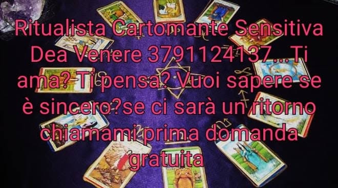 Tarot cards are arranged around a central dark surface in a flat promotional composition with large lettering overlaid.
